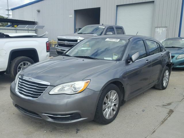 1C3CCBAB7DN640669 - 2013 CHRYSLER 200 LX GRAY photo 2