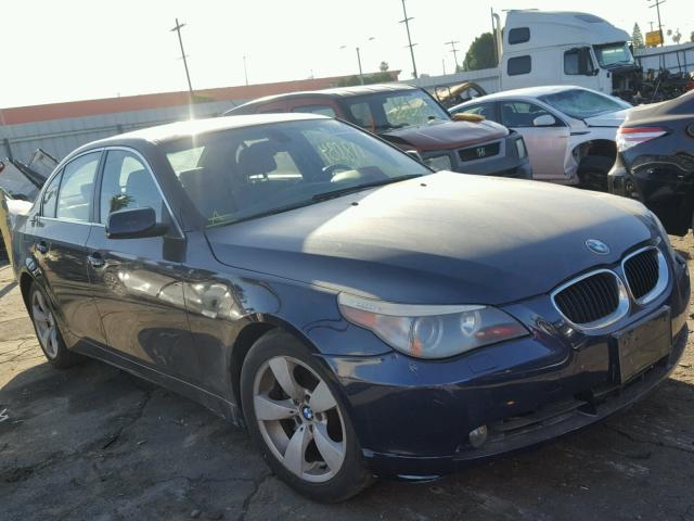 WBANE73596CM34817 - 2006 BMW 530 I BLUE photo 1