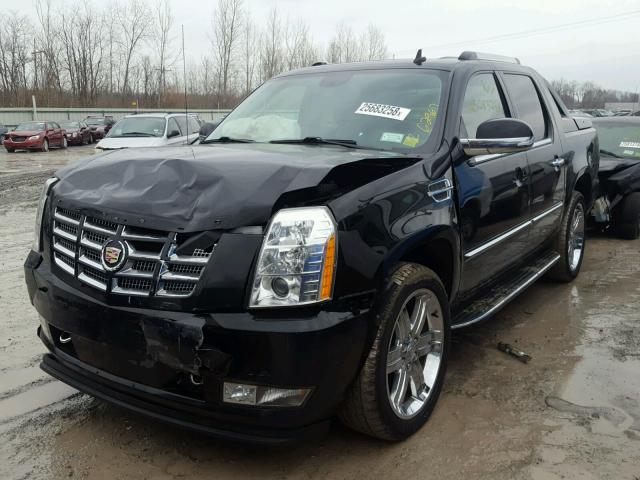 3GYT4MEF8CG291167 - 2012 CADILLAC ESCALADE E BLACK photo 2