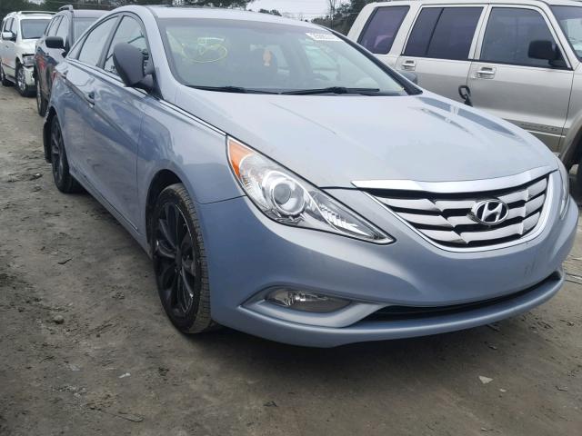 5NPEC4ABXBH225133 - 2011 HYUNDAI SONATA SE BLUE photo 1