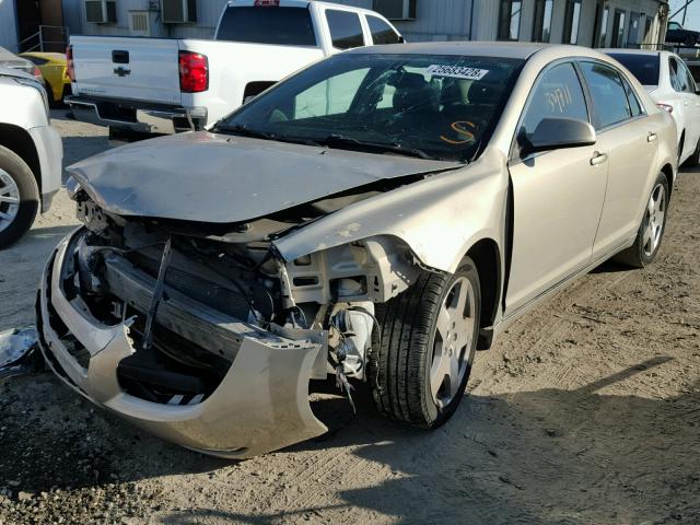 1G1ZD5E78AF134230 - 2010 CHEVROLET MALIBU 2LT GOLD photo 2