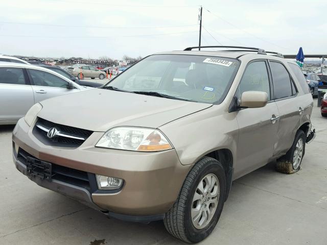 2HNYD18633H518930 - 2003 ACURA MDX TOURIN GOLD photo 2