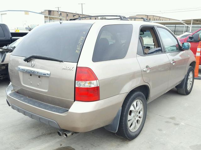 2HNYD18633H518930 - 2003 ACURA MDX TOURIN GOLD photo 4