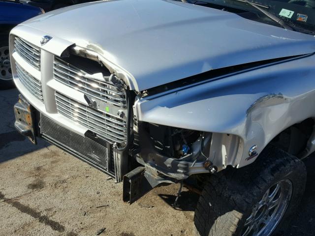 3D7KU28C04G255102 - 2004 DODGE RAM 2500 S SILVER photo 9