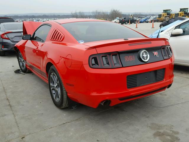 1ZVBP8AM5E5281806 - 2014 FORD MUSTANG RED photo 3