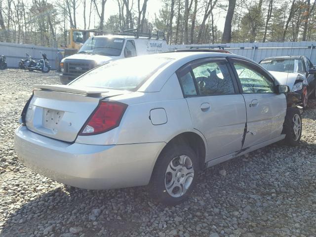 1G8AJ52F25Z128401 - 2005 SATURN ION LEVEL SILVER photo 4