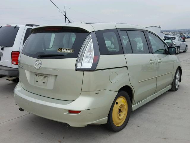 JM1CR29L880309691 - 2008 MAZDA 5 GREEN photo 4