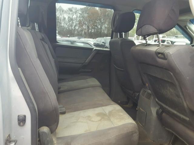 1N6BA07B86N548110 - 2006 NISSAN TITAN XE SILVER photo 6