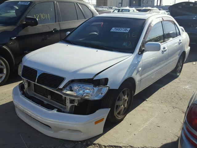 JA3AJ36E13U001305 - 2003 MITSUBISHI LANCER LS WHITE photo 2