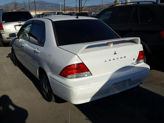 JA3AJ36E13U001305 - 2003 MITSUBISHI LANCER LS WHITE photo 3