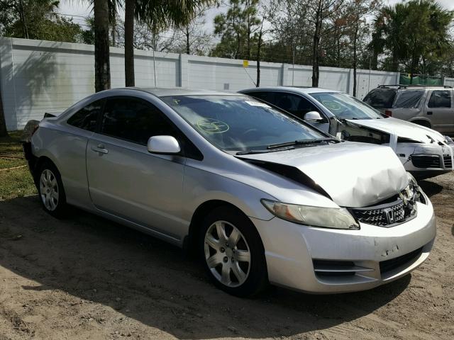 2HGFG11619H507627 - 2009 HONDA CIVIC LX SILVER photo 1