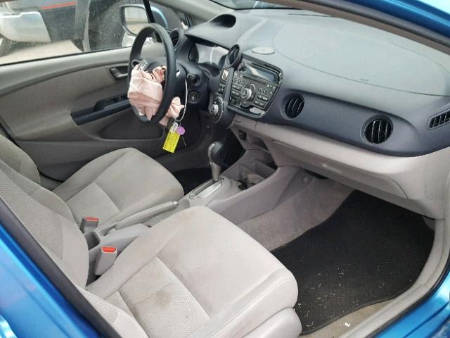 JHMZE2H55AS021368 - 2010 HONDA INSIGHT LX BLUE photo 5