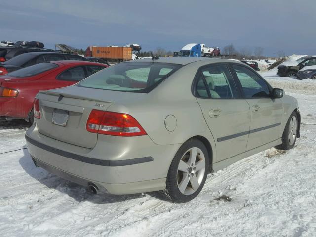 YS3FH41U871009439 - 2007 SAAB 9-3 AERO BEIGE photo 4