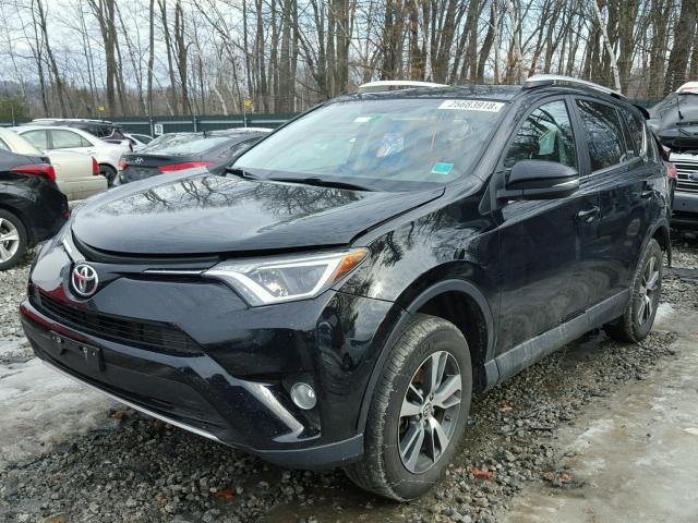 2T3RFREV1GW432410 - 2016 TOYOTA RAV4 XLE BLACK photo 2