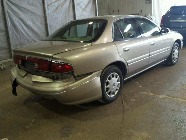 2G4WS52J211177593 - 2001 BUICK CENTURY CU BEIGE photo 4