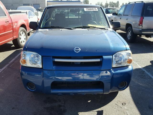 1N6DD26T54C470223 - 2004 NISSAN FRONTIER K BLUE photo 9