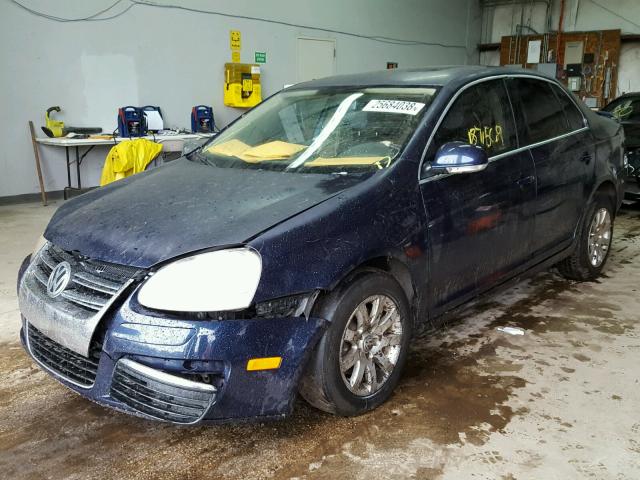 3VWSF71K86M727860 - 2006 VOLKSWAGEN JETTA 2.5 BLUE photo 2