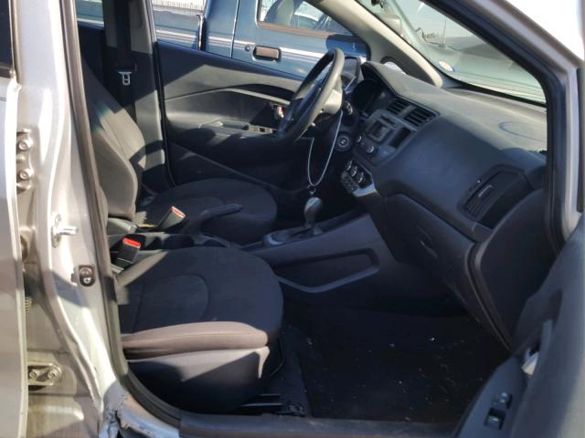 KNADM4A37E6328264 - 2014 KIA RIO LX Արծաթագույն լուսանկար 5