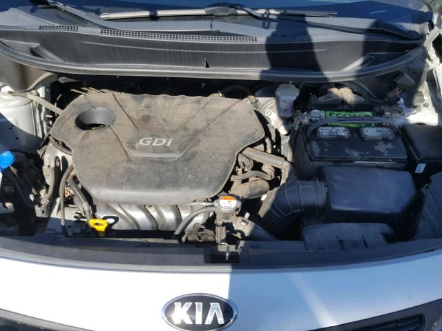 KNADM4A37E6328264 - 2014 KIA RIO LX SILVER photo 7