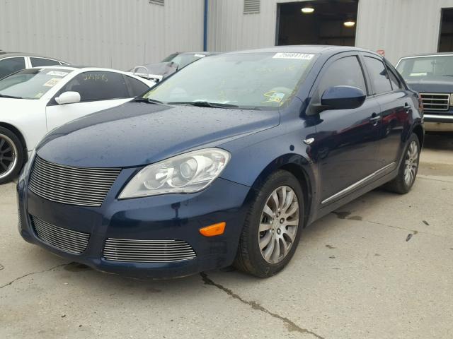 JS2RE9A36D6100005 - 2013 SUZUKI KIZASHI SE BLUE photo 2