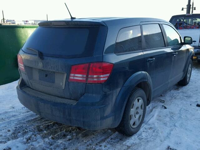 3D4GG47BX9T176291 - 2009 DODGE JOURNEY SE GREEN photo 4