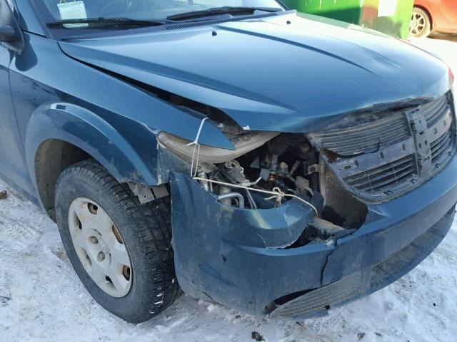 3D4GG47BX9T176291 - 2009 DODGE JOURNEY SE GREEN photo 9