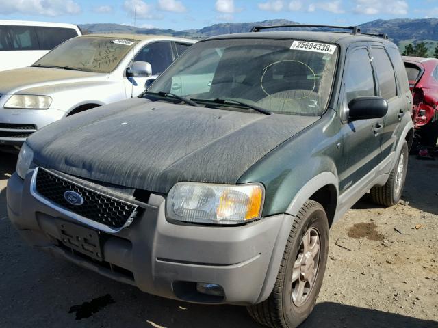 1FMCU04181KB71598 - 2001 FORD ESCAPE XLT GREEN photo 2