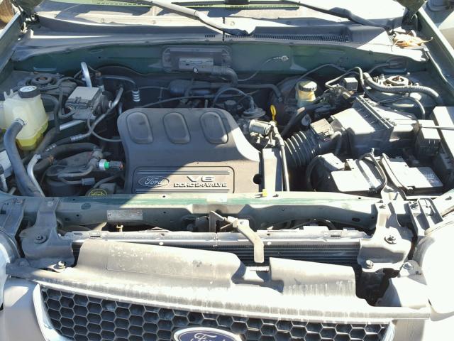 1FMCU04181KB71598 - 2001 FORD ESCAPE XLT GREEN photo 7