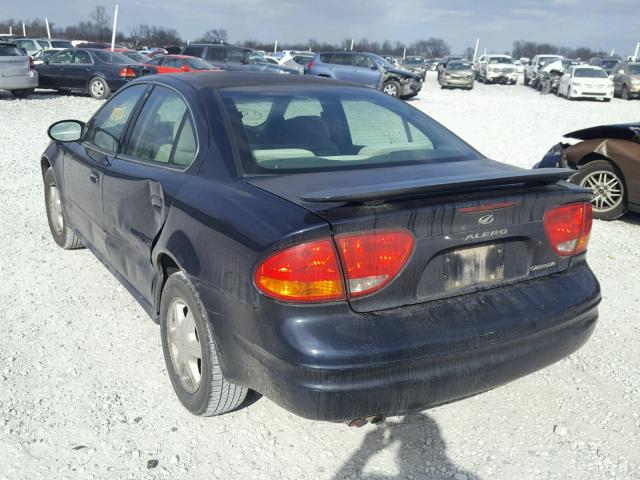 1G3NL52E84C179685 - 2004 OLDSMOBILE ALERO GL BLUE photo 3