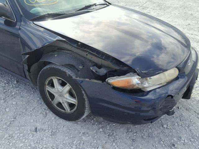 1G3NL52E84C179685 - 2004 OLDSMOBILE ALERO GL BLUE photo 9