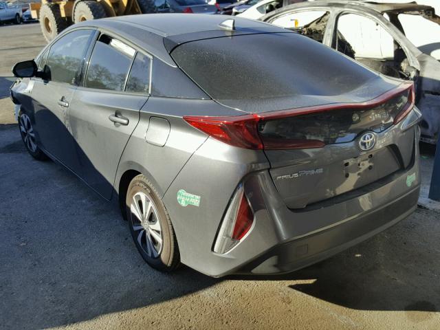 JTDKARFP7H3027351 - 2017 TOYOTA PRIUS PRIM ნაცრისფერი ფოტო 3