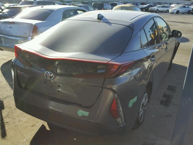 JTDKARFP7H3027351 - 2017 TOYOTA PRIUS PRIM ნაცრისფერი ფოტო 4