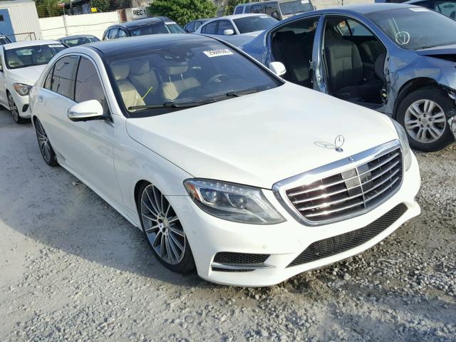 WDDUG8CB8EA050936 - 2014 MERCEDES-BENZ S 550 WHITE photo 1