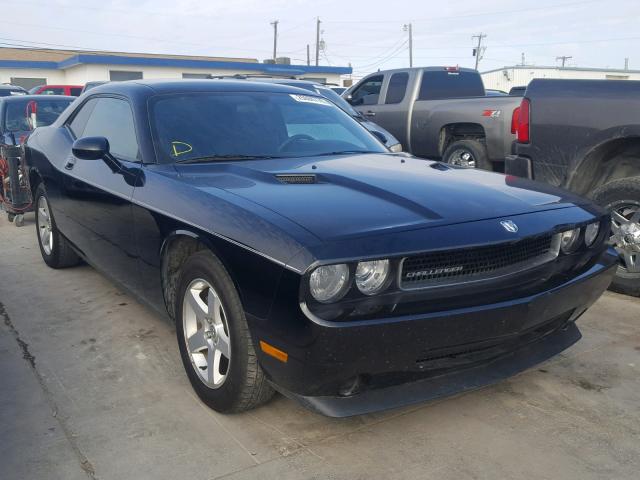 2B3CJ4DV9AH305311 - 2010 DODGE CHALLENGER BLACK photo 1