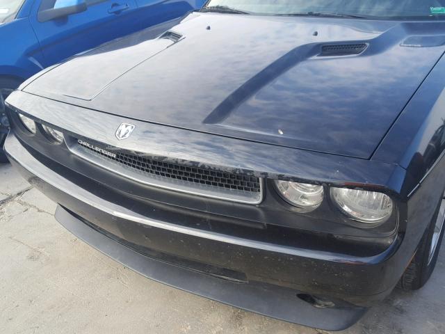 2B3CJ4DV9AH305311 - 2010 DODGE CHALLENGER BLACK photo 9