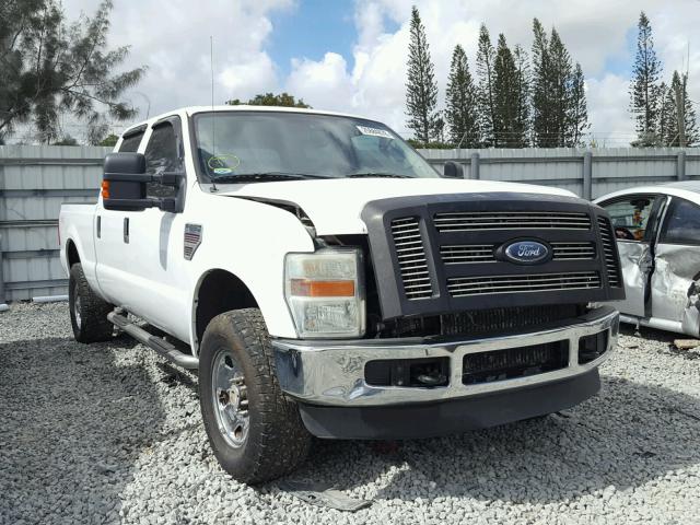 1FTSW21R98EB53085 - 2008 FORD F250 SUPER WHITE photo 1