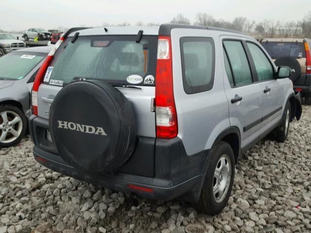 SHSRD685X5U304470 - 2005 HONDA CR-V LX BLUE photo 4