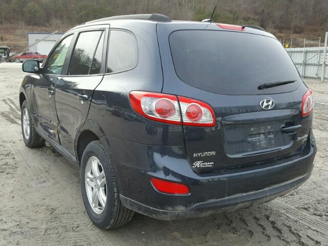 5XYZGDAB4BG038127 - 2011 HYUNDAI SANTA FE G GRAY photo 3