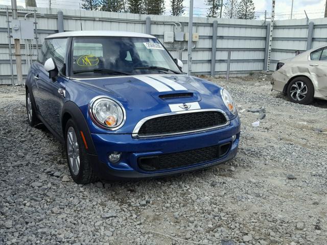 WMWSV3C50DT478214 - 2013 MINI COOPER S BLUE photo 1