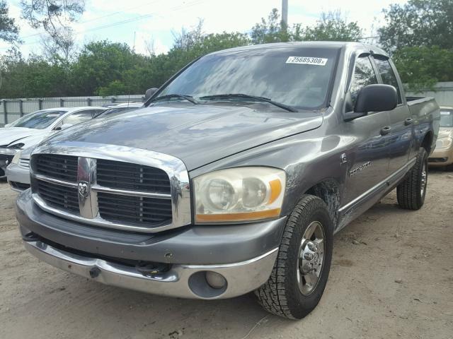 3D7KR28C26G102175 - 2006 DODGE RAM 2500 S CHARCOAL photo 2