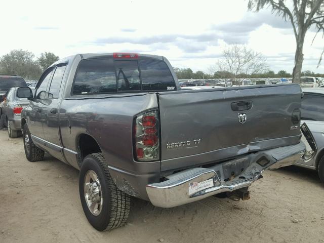 3D7KR28C26G102175 - 2006 DODGE RAM 2500 S Grafit foto 3