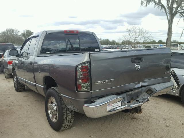 3D7KR28C26G102175 - 2006 DODGE RAM 2500 S CHARCOAL photo 3