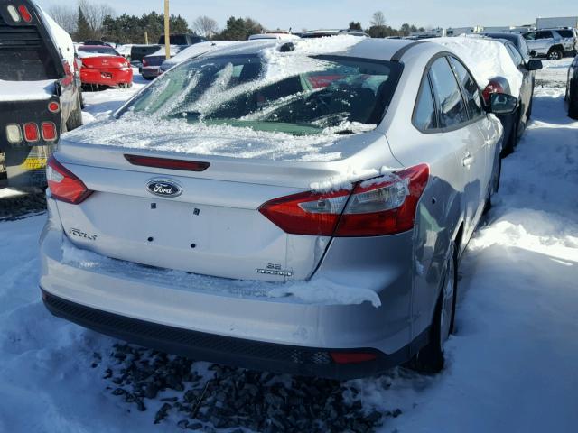 1FADP3F29DL138489 - 2013 FORD FOCUS SE SILVER photo 4