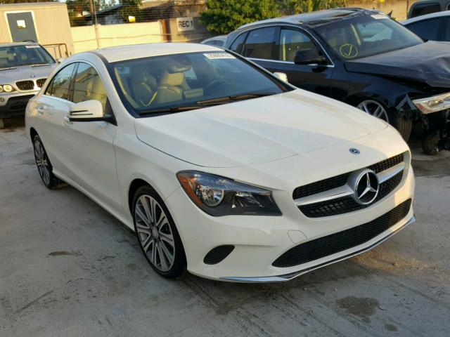 WDDSJ4EB1JN596771 - 2018 MERCEDES-BENZ CLA 250 WHITE photo 1