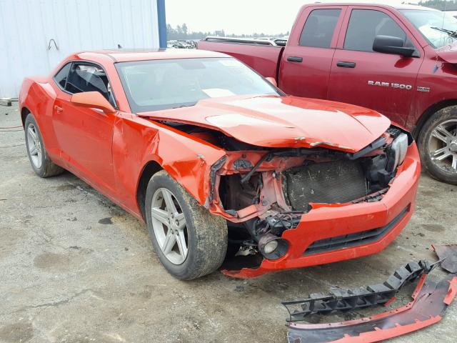 2G1FB1EV1A9132750 - 2010 CHEVROLET CAMARO LT ORANGE photo 1