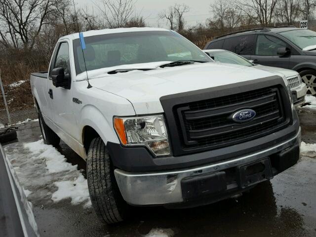 1FTMF1CM3EKE92037 - 2014 FORD F150 WHITE photo 1