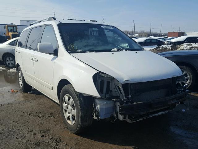 KNDMB233076168287 - 2007 KIA SEDONA EX WHITE photo 1