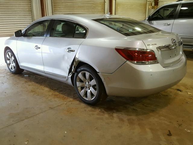 1G4GC5EG5AF158840 - 2010 BUICK LACROSSE C SILVER photo 3