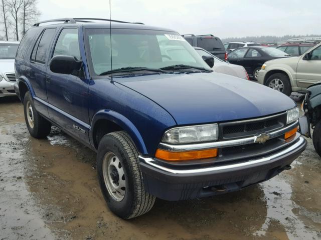 1GNDT13W51K206104 - 2001 CHEVROLET BLAZER BLUE photo 1