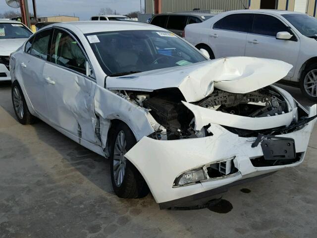 2G4GR5EKXC9152479 - 2012 BUICK REGAL WHITE photo 1